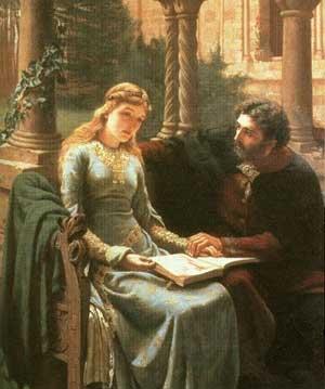 Edmund Blair Leighton Abaelard und seine Schulerin Heloisa oil painting image